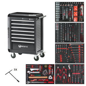 Ensemble d'outils BESITA le plus vendu, 330 pièces, pour la réparation et l'entretien automobile, armoire à outils 6663s, armoire à outils, etc. - Product Image 5
