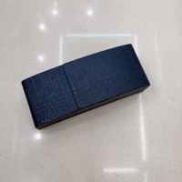 Haute qualité peau de Crocodile mat étui à lunettes en cuir PU grande taille boîte de lunettes de soleil personnalisée élégant étui à lunettes fait main