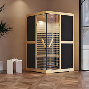 七大洲室内高档方形铁杉 & 红杉实木蒸汽桑拿房红外桑拿房 - Product Image 3