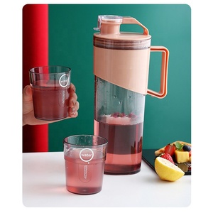 Ấm Đun Nước Có Vòi Chống Tràn Bình Nước Nửa Gallon Với Bộ Tách Trà Để Uống Nước Trái Cây Bình Lọc Nước Bằng Nhựa & Chai - Product Image 5