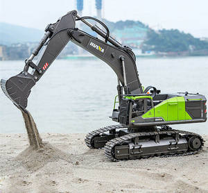 Camion en alliage 1/14 Scale Remote Control Diecast Car 22 CH <span class=keywords><strong>HUINA</strong></span> <span class=keywords><strong>1593</strong></span> Metal Engineering Excavator Toys <span class=keywords><strong>RC</strong></span> Car - Product Image 1