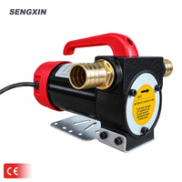 Pompa Transfer Oli Listrik DC 12V 24V 200W 60 L/mnt Self Priming Portabel untuk Penggantian Oli Mesin Mobil SENGXIN Langsung dari Pabrik