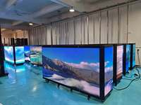 Cabine DJ pliable à LED, haute luminosité, façade de table, écran vidéo, cabine DJ pour boîte de nuit, scène, club de musique, événements