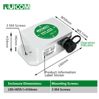 Inclinometer MEMS RUICOM HTS6, Sensor Kemiringan CAN2.0A untuk Mesin Konstruksi, Pelacak Surya & Pemantauan Keamanan Struktural