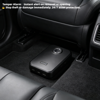 Rastreador GPS de Seguridad para Vehículos, Comunicación Bidireccional GSM, Detección de Temperatura y Humedad, Bluetooth Configurable, Alarma Antirrobo
