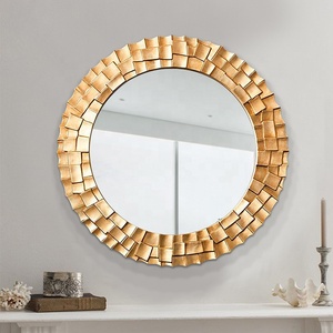 Miroir <span class=keywords><strong>mural</strong></span> en bois peint en or, miroir <span class=keywords><strong>mural</strong></span> doré, miroir miroir miroir, Meubles Meubles mobiles, vente en gros - Product Image 3