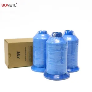 다색 PTFE 재료 산 및 알칼리 저항 노화 방지 PTFE 실 논스틱 PTFE 재료 재봉 실