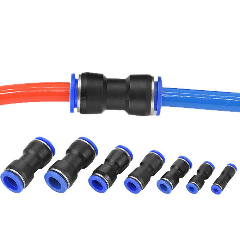 Разъем пневматический быстросъемный mini с фитингом 6 мм puc6 - фото