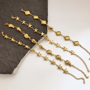 Pulsera Retro de la Serie Océano Natural, Diseño Exclusivo de Alta Gama, Pulsera de Acero Inoxidable - Product Image 3