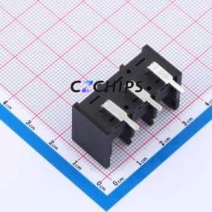 DBT40R-9.5-3P-BK-P Barrier Terminal Block Connector ( Pitch: 9.5mm )( Construction: 1x3P )( Total PIN Count: 3P ) - Product Image 2