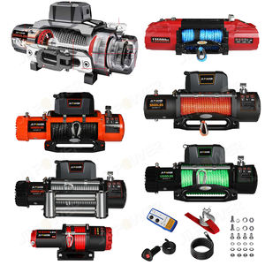 ونش كهربائي للشاحنات الرباعية الدفع بقوة 13500 رطل، مقاوم للماء IP67، سلكي/لاسلكي التحكم، بحبل اصطناعي، للبيع - Product Image 2