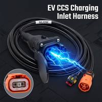 Câble de charge SEJOW EV CCS J1772 avec connecteur IP67 HV, faisceau de câblage OEM personnalisé en cuivre pur