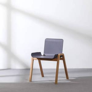 Wholesale Fashion Modern Comfortable Restaurant <b>Chairs</b> Plastic Dining <b>Chair</b> With <b>Wooden</b> Legs - Product Image 3