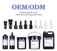 Kit de Vernis Gel UV pour Ongles OEM et ODM, 54 Couleurs, Rouge, pour Vente en Gros