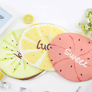 Gorro de ducha con diseño de frutas, impermeable, de EVA, para mujeres, para usar en el baño y la cocina - Product Image 3