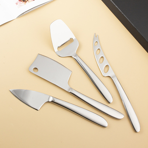 Utensili da formaggio in metallo in acciaio inossidabile da cucina all'ingrosso burro <span class=keywords><strong>Pizza</strong></span> affettatrice per formaggio Cutter <span class=keywords><strong>Set</strong></span> di <span class=keywords><strong>coltelli</strong></span> da formaggio - Product Image 4