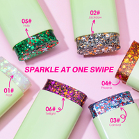 Bâton de paillettes 3-en-1 pour visage, cheveux et corps – Éclat instantané en une seule passe pour maquillage de festival – OEM ODM Marque Privée