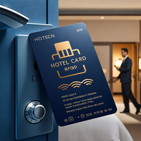 Carte de visite professionnelle en PVC personnalisée NFC 213 215 216 programmable avec puce 1k, carte de membre pour avis d'hôtel
