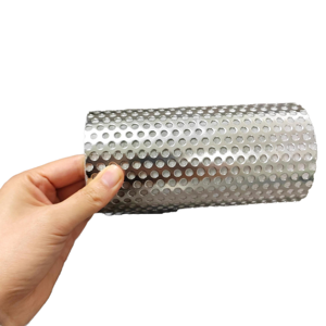 Tube en tôle perforée en acier inoxydable 316 à trous ronds pour échappement SF-000002-07 - Product Image 3