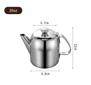 Bouilloire à eau en acier inoxydable DFK01, cafetière, théière, carafe à eau avec bec verseur en acier inoxydable - Product Image 3