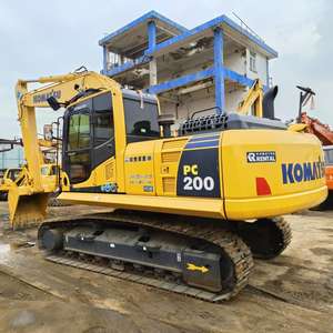 Excavadora de oruga hidráulica Komatsu PC200 PC220 usada, excavadora de orugas Komatsu de segunda mano - Product Image 1