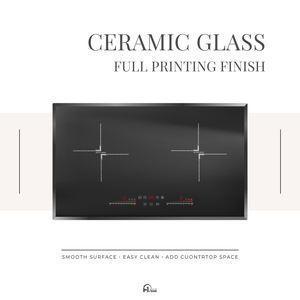 Venta caliente <span class=keywords><strong>placa</strong></span> de inducción de 220V con 2 zonas de cocción venta directa de fábrica 4000W estufa eléctrica incorporada - Product Image 1