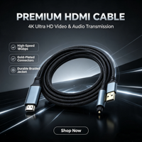 Câble convertisseur audio ARC/eARC vers optique Toslink SPDIF, gaine en aluminium tressé, port d'affichage