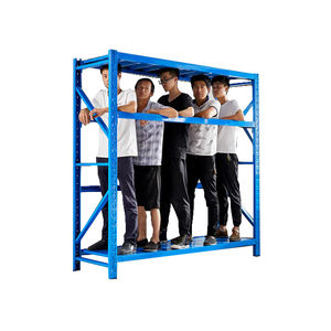 מדפי מדף פלדה מותאם אישית-מחסן חובה בינוני מדפים עם תצורות מתכווננות & בנייה עמיד - Product Image 5