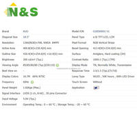 Panneau LCD large de 18,5 pouces G185XW01 V1 pour moniteur industriel, kiosque, Original, neuf, en Stock