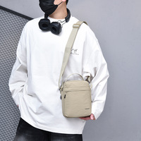 Sacs à bandoulière pour hommes personnalisés avec logo, légers, à fermeture éclair, de haute qualité, polyvalents et tendance