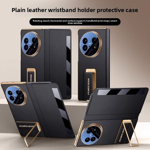 For VIVOXFold5 mobile phone case electroplated magnetic suction flip wristband bracket anti-drop <b>folding</b> <b>screen</b> protective cover - Product Image 4