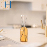 C & H Vente En Vrac Fabriqué À La Main Élégante Décoration De La Maison Bougie Brûlante Sans Fin Grandes Longues Bougies Sans Goutte À Goutte