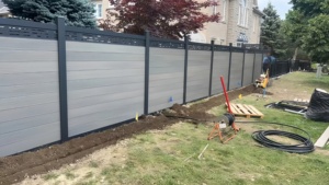 Recinzione <span class=keywords><strong>da</strong></span> Giardino WPC Facile <span class=keywords><strong>da</strong></span> Installare, Pannelli WPC per Esterni, Tavole Composite per Pavimenti Esterni, Pannelli per Recinzioni e Rivestimenti Economici - Product Image 3