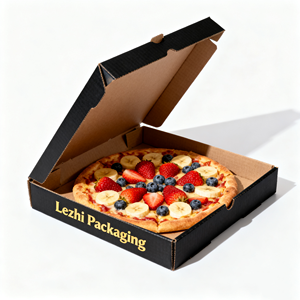 Scatola per Pizza Riciclabile Prodotta in Cina, Scatola per Pizza in Cartone Ondulato con Logo Stampato - Product Image 6