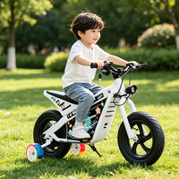 Moto électrique tout-terrain pour enfants avec batterie au lithium 24V, homologuée CE, avec limiteur de vitesse de sécurité pour les jeux en arrière-cour et les sports de plein air