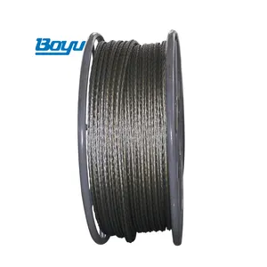 Anti Twist Braid Steel Rope For Overhead Power Cable Stringing 24Mm 440Kn