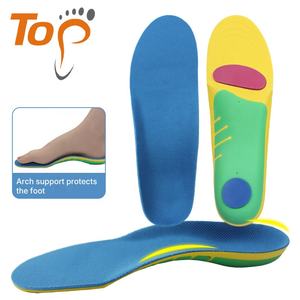 Semelle orthopédique de soutien de la voûte plantaire en TPU à coussinets EVA multicolores - Product Image 1