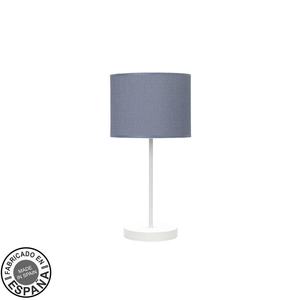 Lampe de table blanche et bleue, 1xe14, dimensions 42x17x17 cm, idéale pour la décoration et l'ambiance dans les bureaux ou les maisons. - Product Image 1