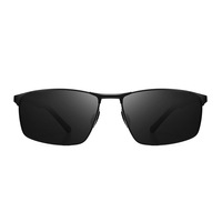 Lunettes de soleil polarisées photochromiques UV400 à monture intégrale pour hommes, style européen et américain, pour la conduite et la vision nocturne, en métal