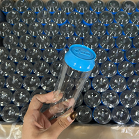 Offre Spéciale – Bocaux en plastique de qualité alimentaire transparents avec logo personnalisé, en PET, pour bonbons, sodas, salades, sucre et snacks