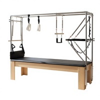 MJD Eichenholz Cadillac Reformer Core Bett, Hochwertige Kommerzielle Pilates Reformer Maschine, Geeignet für Fitnesscenter und Studios