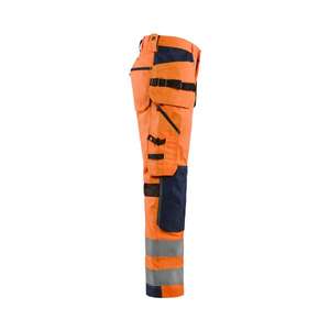 BLAKLADER - 156518115389D108 Pantalones de alta visibilidad ventilados Naranja/Azul marino-EAN 7330509673331 ROPA DE TRABAJO DE LA HI-VIS - Product Image 3