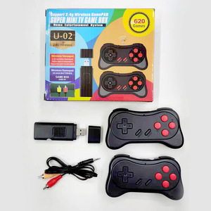 Venta al por mayor U02 consola de videojuegos <span class=keywords><strong>TV</strong></span> Game Stick integrado en 620 juegos Retro para FC con 2,4G <span class=keywords><strong>Gamepad</strong></span> - Product Image 6