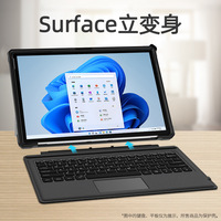 Étui de protection pour Surface Pro 9 avec bandoulière et coque arrière anti-chute pour tablette Microsoft