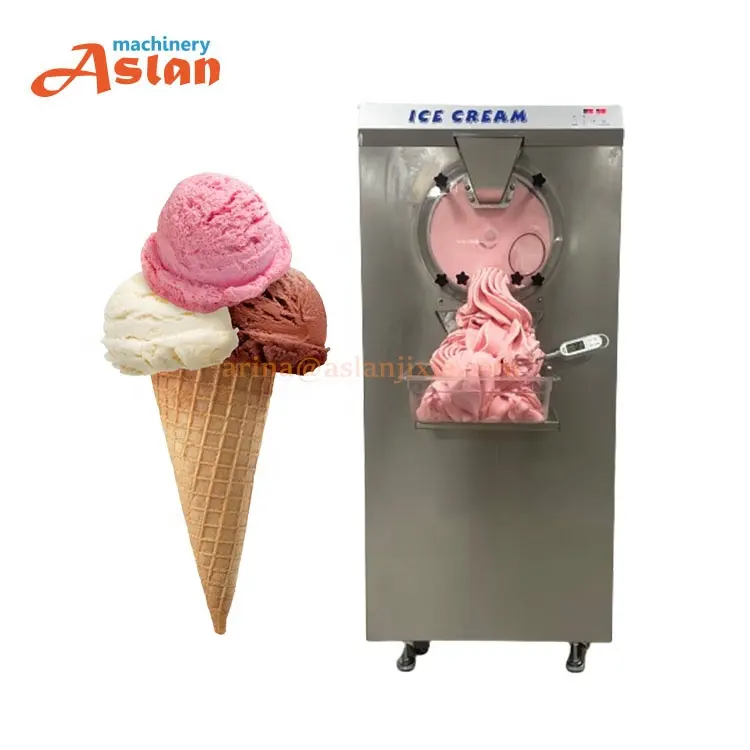 Mesin pembuat es krim keras Italia komersial mesin es krim Gelato