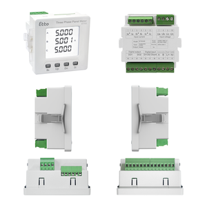 เครื่องวัดพลังงานไฟฟ้าสามเฟสแบบมัลติฟังก์ชั่น ได้รับการรับรองมาตรฐาน CE ระดับ 0.5s พร้อม Modbus RS485 จอ LCD ขนาด 92*92 มม. อุปกรณ์วิเคราะห์พลังงาน - Product Image 4