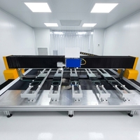 Machine de traitement pour le décapage de peinture, le perçage, le marquage, le perçage et la découpe laser CNC, et le sablage pour miroirs