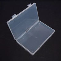 Mallette de rangement en plastique PP multifonction Rectangle organisateur de bureau transparent en plastique PP style américain 70g autres boîtes de rangement