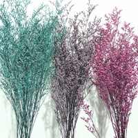 LUYI-Gedroogde Natuurlijke Bloemen Groothandel Caspia Misty Limonium Gedroogde Limonium Bloemen Gras Gedroogde Bloemen