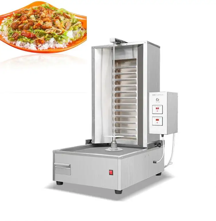 Fornitura di fabbrica professionale attrezzatura da ristorante Desktop automatico elettrico Shawarma/macchina manuale per kebab al cioccolato